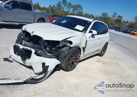 2022 BMW X3 M из США, поврежденный, VIN 5YM13EC00N9J44677